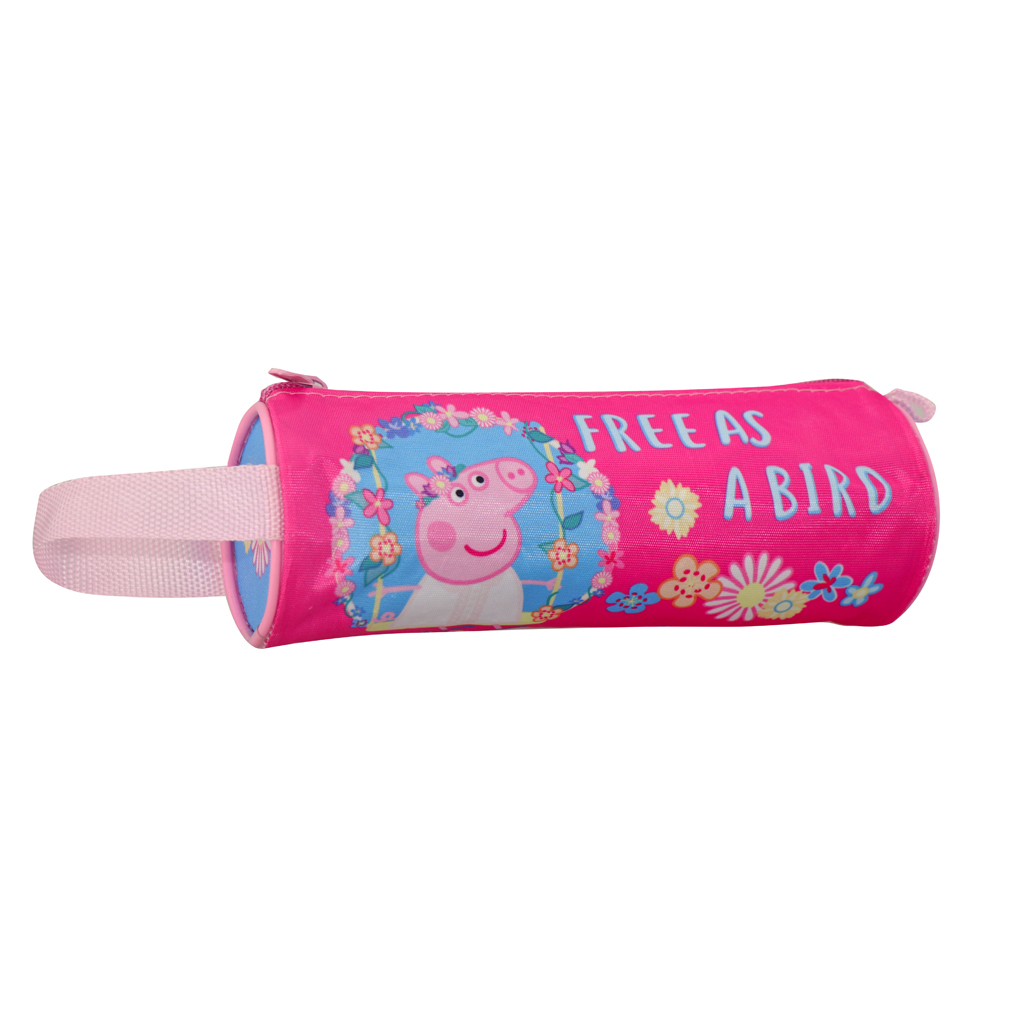Peppa Pig Κασετίνα Στρόγγυλη Μονή Peppa George σε 4 Σχέδια