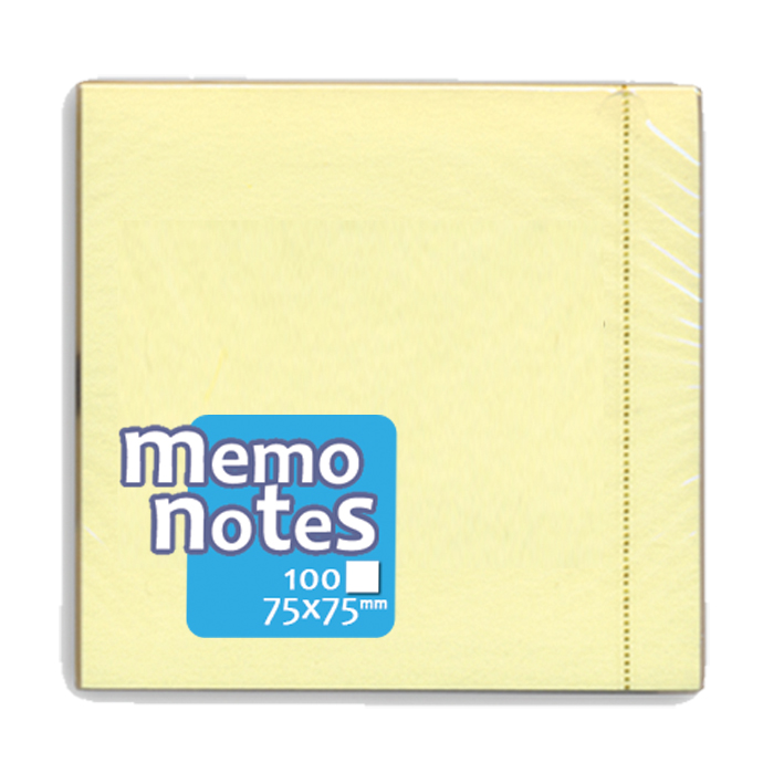ΤΣΑ-ΦΑΛ  Χαρτιά Σημείωσης 75χ75 Κίτρινα memo notes 100φ.  Σ33202 - ΤΣΑ-ΦΑΛ