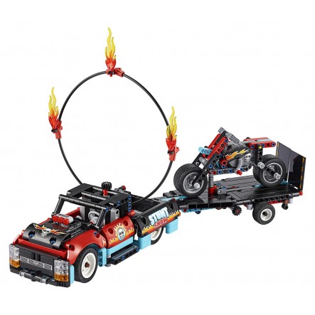 LEGO Φορτηγό & Μηχανή Ακροβατικών 42106 - LEGO, LEGO Technic