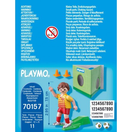 Playmobil Special Plus  Ποδοσφαιριστής με Τέρμα εξάσκησης 70157 - Playmobil, Playmobil Special Plus