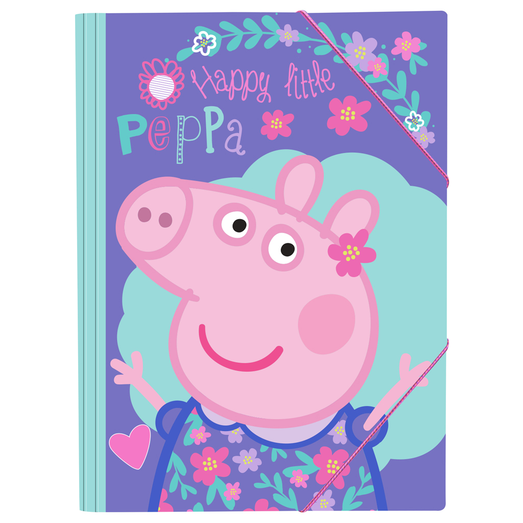 Φάκελος Λάστιχο Peppa Pig 25x35 εκ. - Must