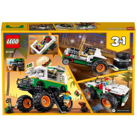 LEGO Monster Truck με Χάμπουργκερ 31104 - LEGO, LEGO Creator