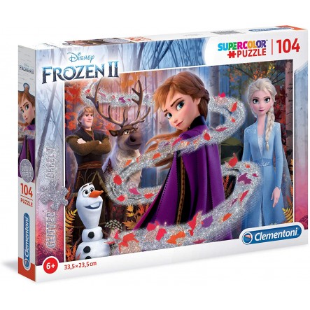 Clementoni Παζλ 104Pc Super Color Disney Frozen 2 1210-20162 - Clementoni