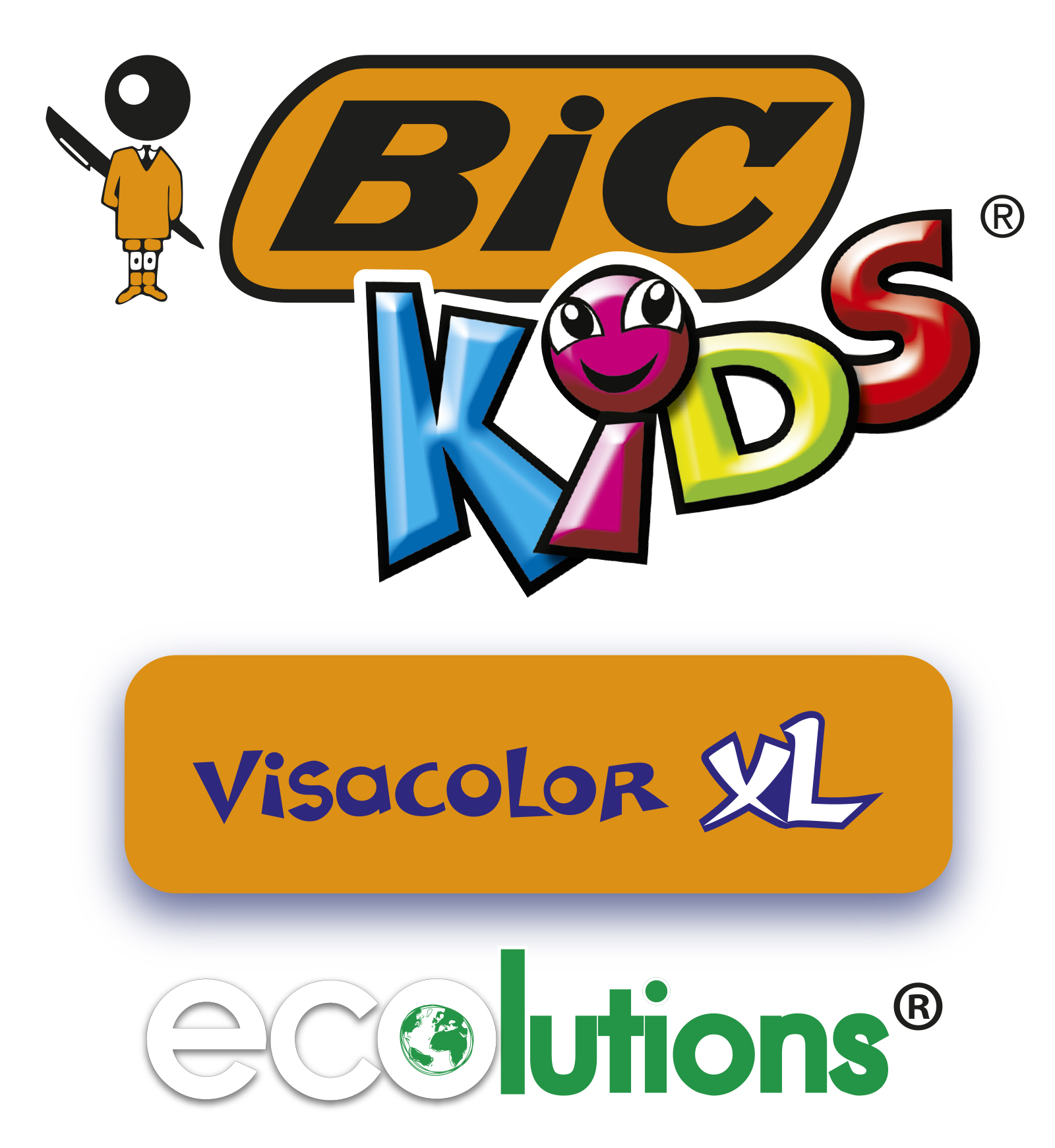 Bic Kids ΜΑΡΚ ΖΩΓΡΑΦ. 1161 ECO  CFP VISA XL CBW12 EU 8922231 - Bic, Bic Kids
