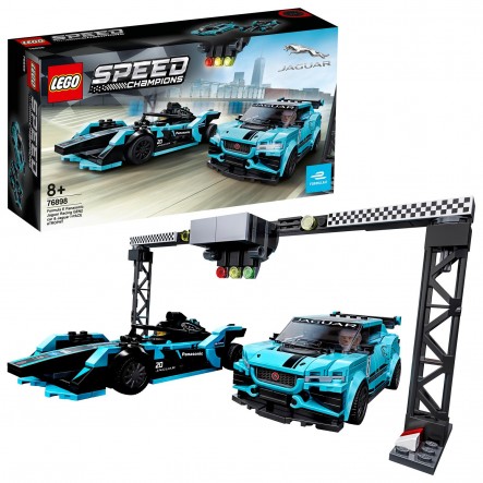 LEGO Formula E Panasonic Jaguar Racing GEN2 car & Jaguar I-PACE eTROPHY 76898 - LEGO, LEGO Speed Champions