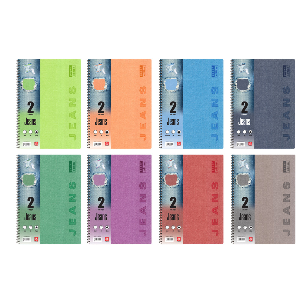 typotrust typotrust Τετράδιο 2 Θεμάτων A4 Jeans 4542-19 (4552Γ)