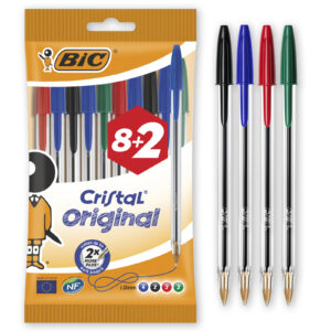 Bic Στυλό Cristal Pouch/8+2 Μπλε  847817 - Bic
