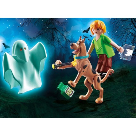 Playmobil Scooby-Doo  Ο Σκούμπι και ο Σάγκι με ένα φάντασμα 70287 - Playmobil, Playmobil Scooby-Doo