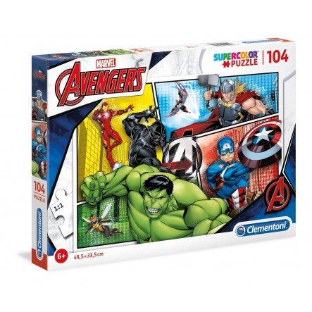 Clementoni Supercolor Marvel Avengers Παζλ 104 Τεμαχίων 1210-27284 - Clementoni