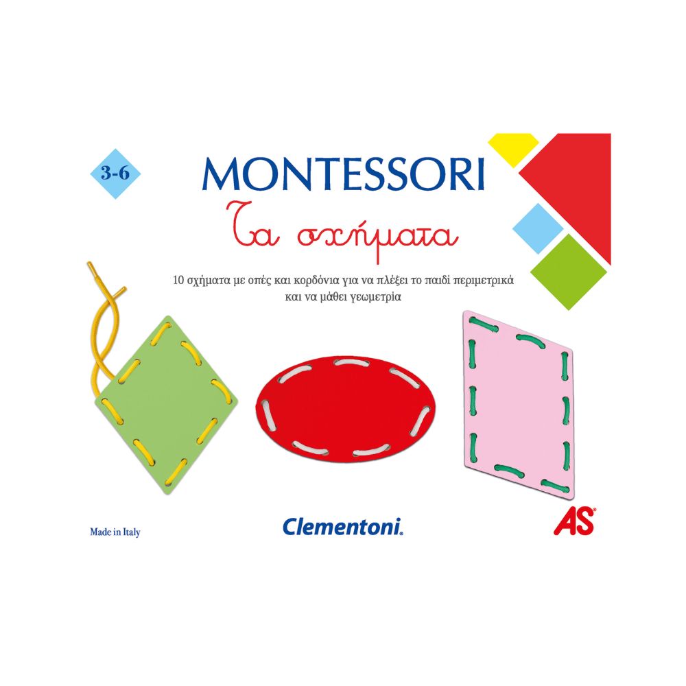 Clementoni Clementoni Montessori Τα Σχήματα 1024-63223