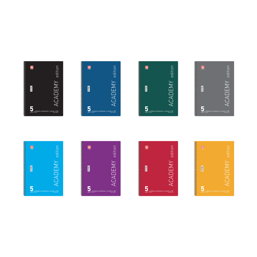 typotrust typotrust Τετράδιο 5 Θεμάτων B5 Academy 4555-11 (4525α)