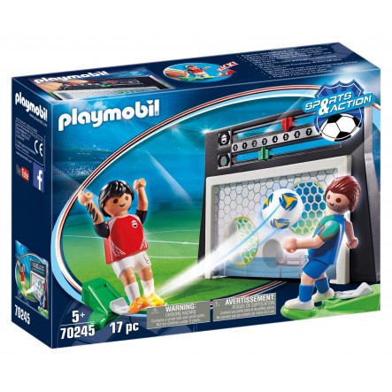 Playmobil Sports & Action  Σετ εξάσκησης ποδοσφαίρου με πίνακα αποτελεσμάτων  70245 - Playmobil, Playmobil Sports & Action