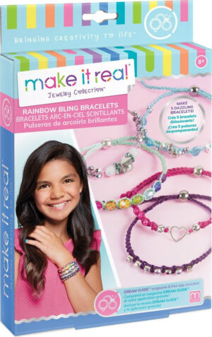 Make it Real - Rainbow Bling Bracelets (1206) - Make it Real