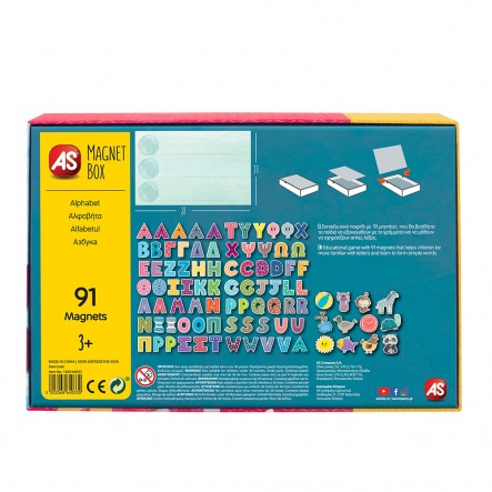 AS  Magnet Box - Αλφαβήτα (64033) 1029-64033 - AS Games