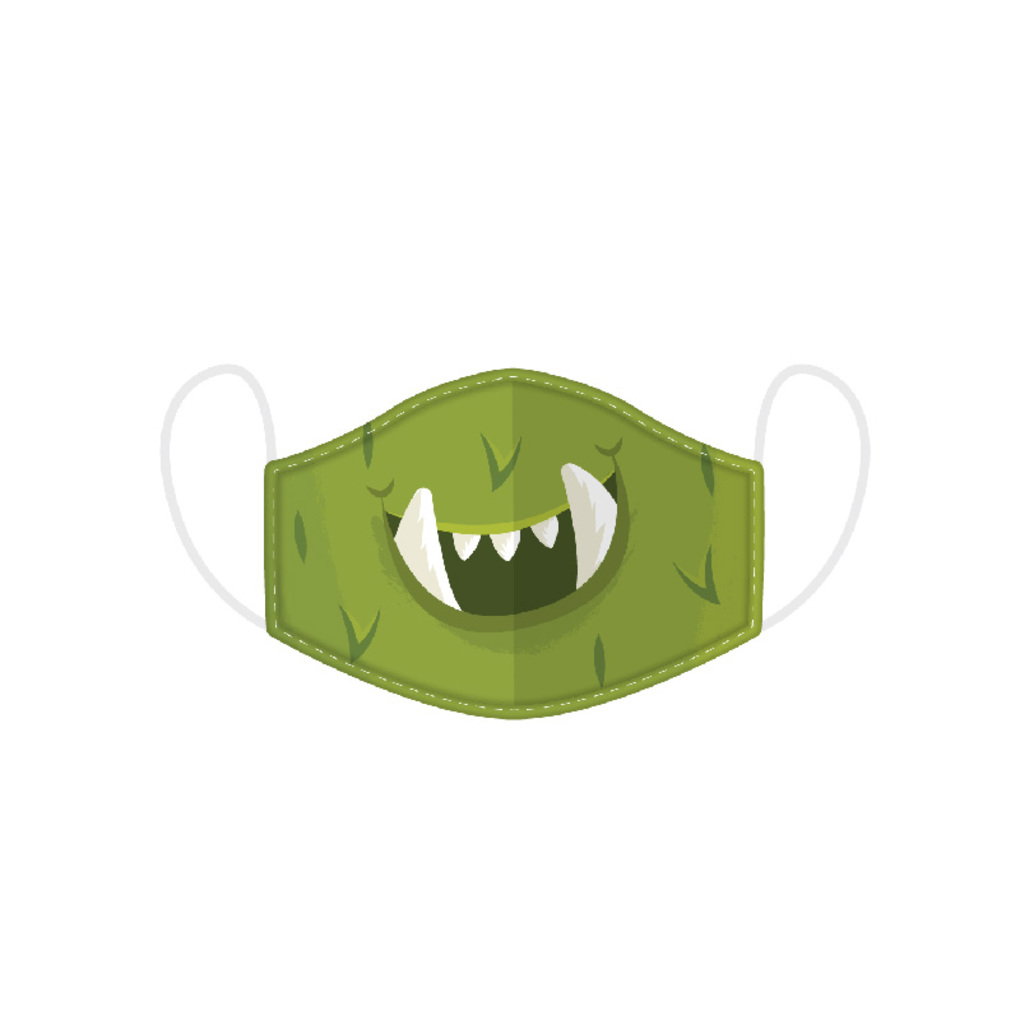 Παιδική Μάσκα Monstars Green Monster - Gift&Figures