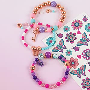 Make it Real - Bedazzled! Charm Bracelets - Blooming Creativity (1202) - Make it Real