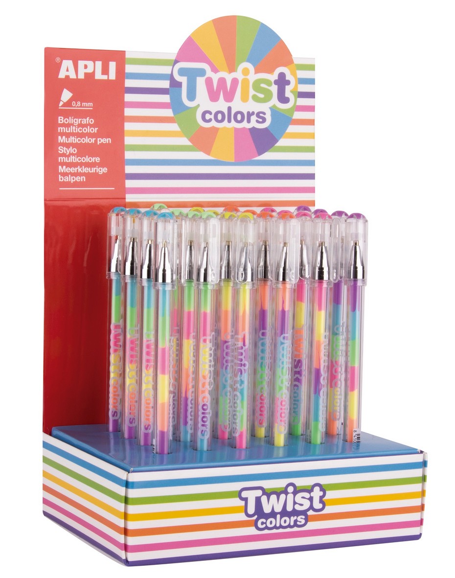 APLI apli lay multicolor pen 24u AP-17498 - APLI