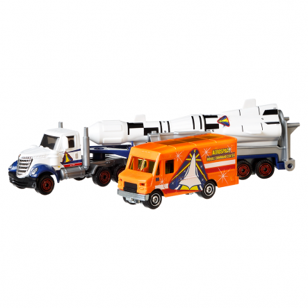 Matchbox Convoys Series Νταλίκα Tesla Semi, Pipe Trailer, Load Lifter - 3 Σχέδια GBK70 - Matchbox