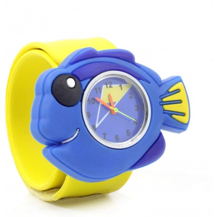 Wacky Watches Παιδικό Ρολόι Με Λουράκι Σιλικόνης Slap Dory Ψαράκι 14482304 - Wacky Watches