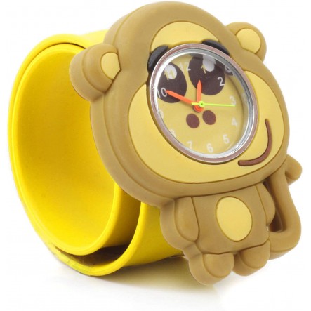 Wacky Watches Παιδικό Ρολόι Με Λουράκι Σιλικόνης Slap Μαϊμού 14482296 - Wacky Watches