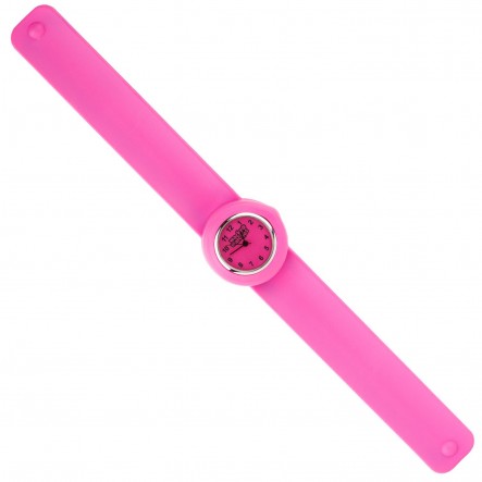 Wacky Watches Παιδικό Ρολόι Με Λουράκι Σιλικόνης Slap 3D Hot Pink Ροζ 14482285 - Wacky Watches