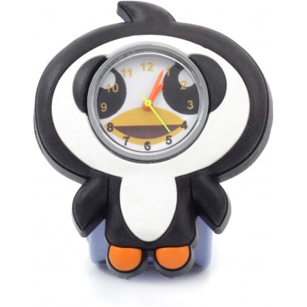 Wacky Watches Παιδικό Ρολόι Με Λουράκι Σιλικόνης Slap Πιγκουΐνος 14482302 - Wacky Watches
