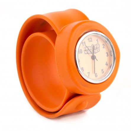 Wacky Watches Παιδικό Ρολόι Με Λουράκι Σιλικόνης Slap Πορτοκαλί 14482283 - Wacky Watches