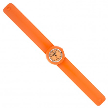 Wacky Watches Παιδικό Ρολόι Με Λουράκι Σιλικόνης Slap Πορτοκαλί 14482283 - Wacky Watches