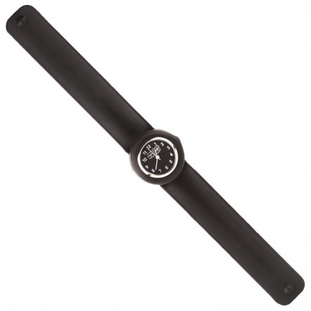 Wacky Watches Παιδικό Ρολόι Με Λουράκι Σιλικόνης Slap Μαύρο 14482278 - Wacky Watches
