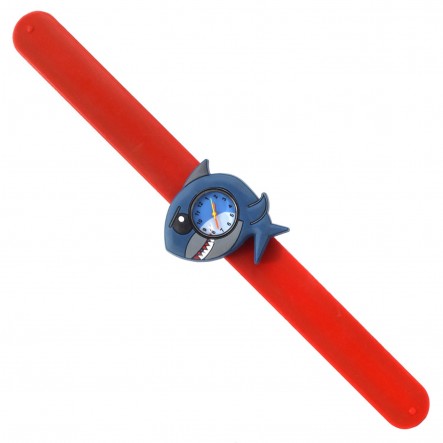 Wacky Watches Παιδικό Ρολόι Με Λουράκι Σιλικόνης Slap Καρχαρίας 14482303 - Wacky Watches