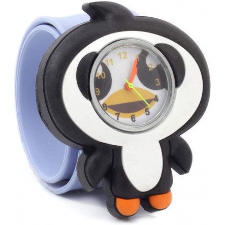 Wacky Watches Παιδικό Ρολόι Με Λουράκι Σιλικόνης Slap Πιγκουΐνος 14482302 - Wacky Watches