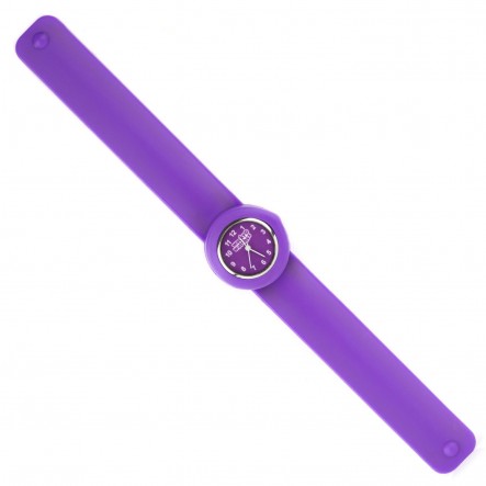 Wacky Watches Παιδικό Ρολόι Με Λουράκι Σιλικόνης Slap Μωβ 14482279 - Wacky Watches