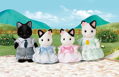 Sylvanian Families: Tuxedo Cat Family - Sylvanian Families