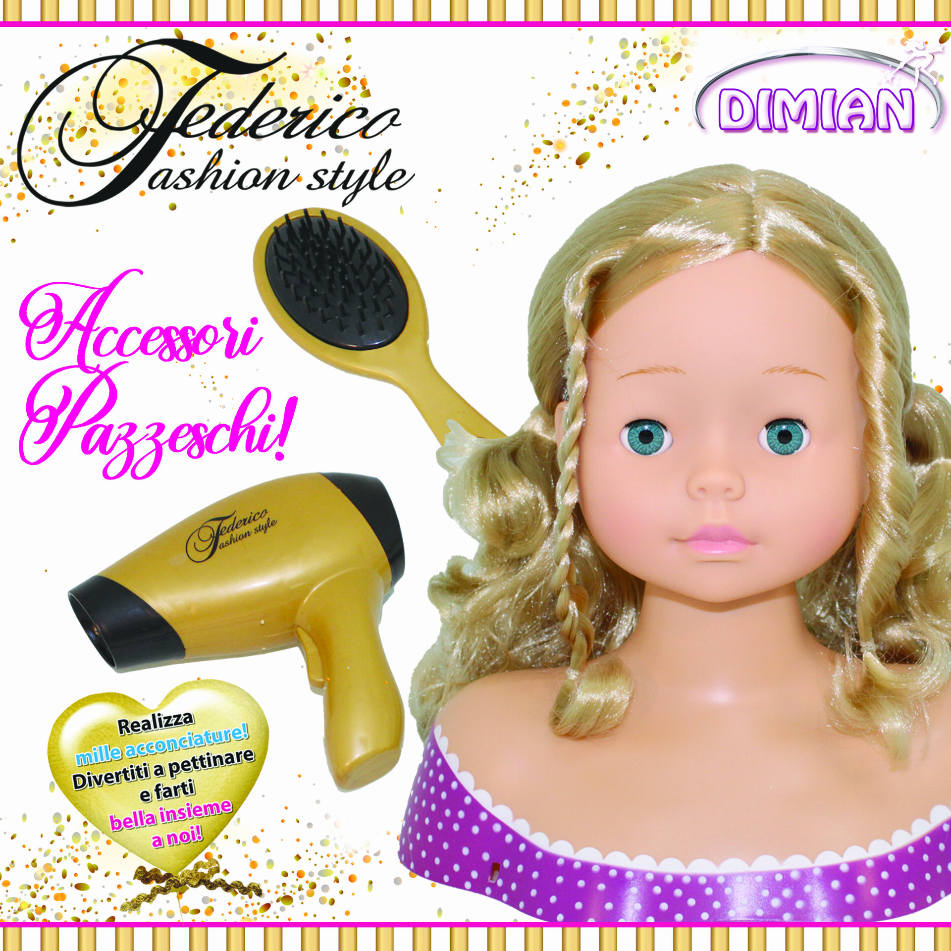Federico Fashion Styling Head - Miss Fashion