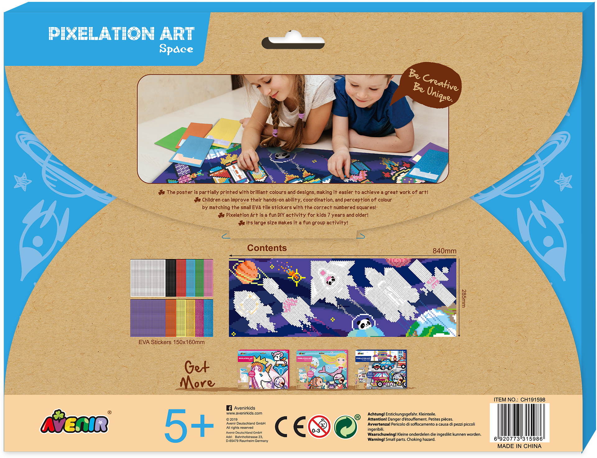 Avenir Pixelation Art - space 60309 - Avenir