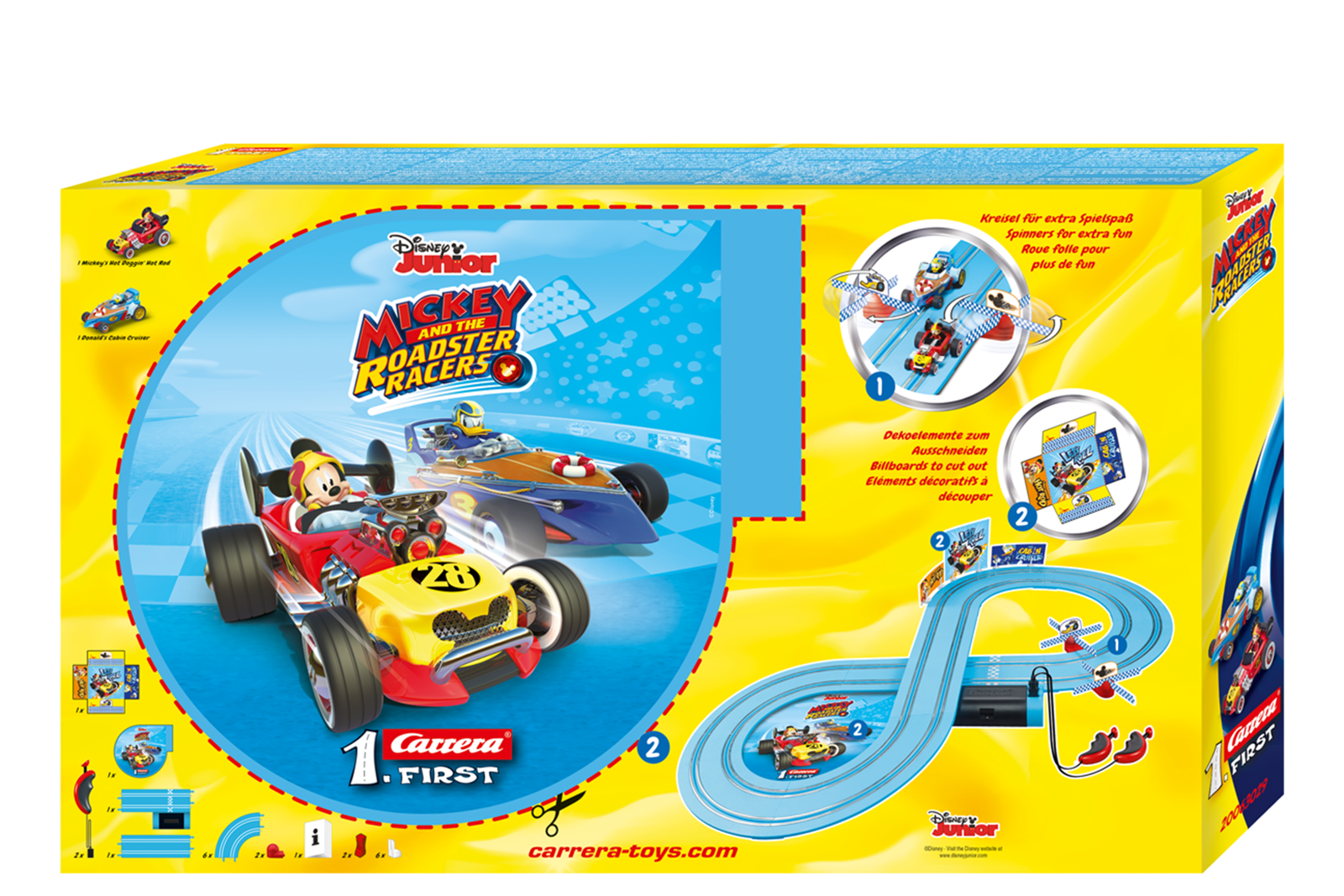 Carrera FIRST Set: Mickey and the Roadster Racers - 1:50 (20063029) - Carrera