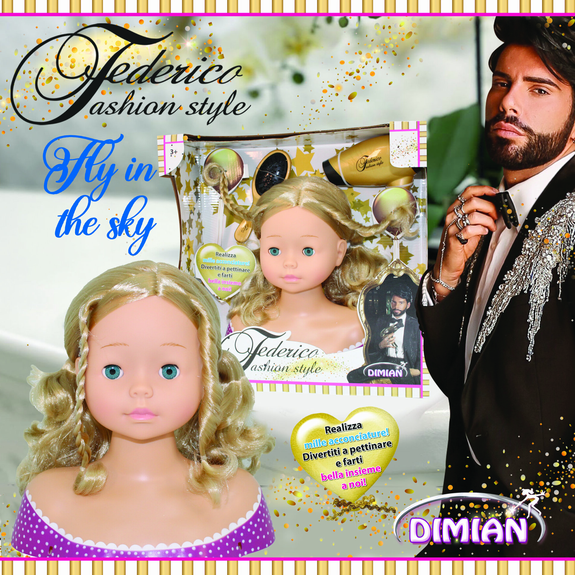 Federico Fashion Styling Head - Miss Fashion