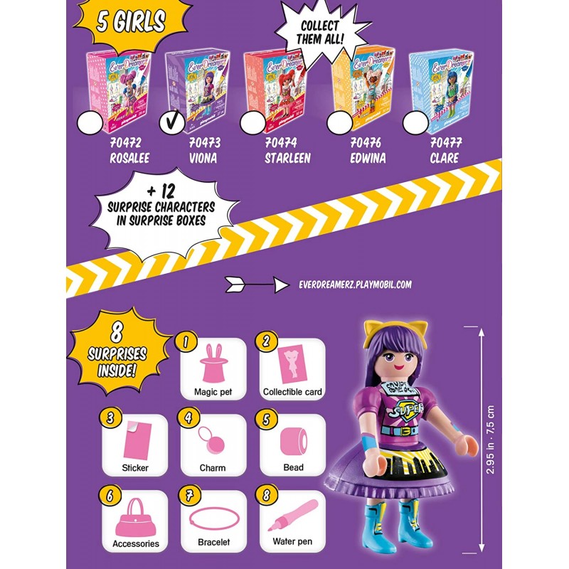 Playmobil Everdreamerz Βιόνα "Comic World" 70473 - Playmobil, Playmobil Εverdreamerz