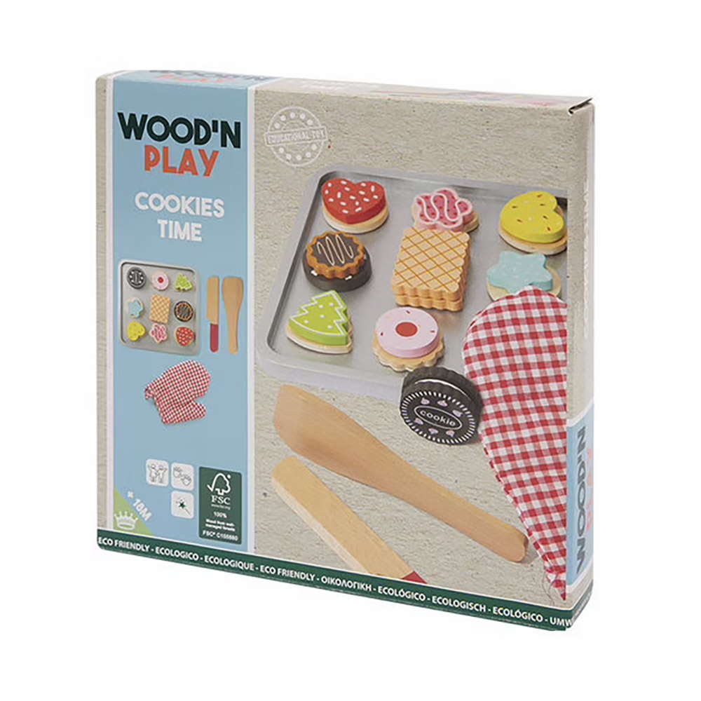 Wood' N Play Δίσκος με Μπισκότα - Wood' N Play