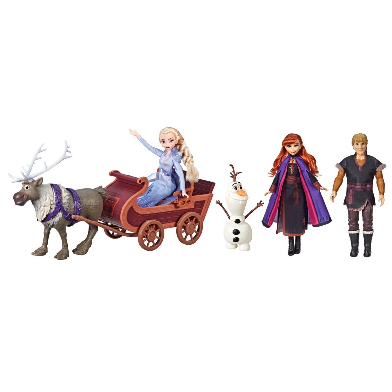 Disney Frozen Sledding Adventures Doll Pack E5517 - 