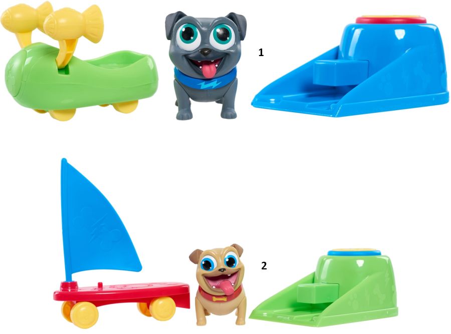 Κουταβοφιλαράκια Φιγούρες με Εκτοξευτή (3 σχέδια) PUY06000 - Puppy Dog