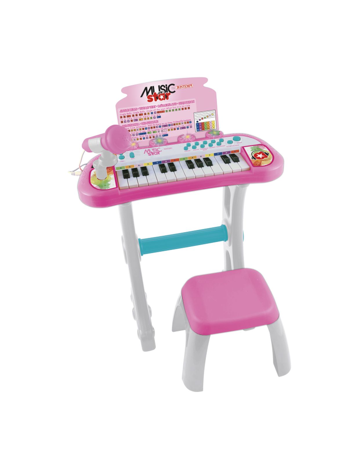 Music Star Αρμόνιο Smart Keyboard Ροζ PRG00469 - Music Star