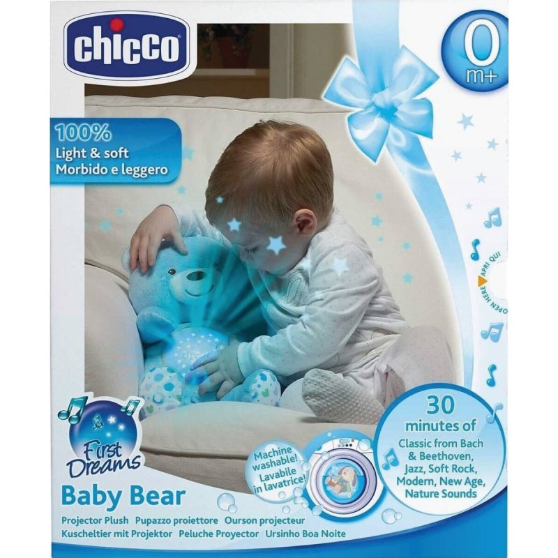 Chicco Μουσικός Προβολέας-Αρκουδάκι Σιέλ Y02-08015-20 - Chicco