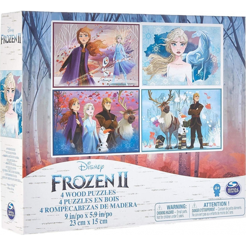 FROZEN II 4 Ξύλινα Παζλ FROZEN II 6052998 - CGI
