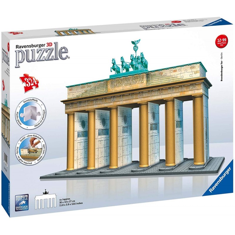 Ravensburger Ravensburger 3D Puzzle Maxi 216 τεμ. Η Πύλη του Βρανδεμβούργου 12551