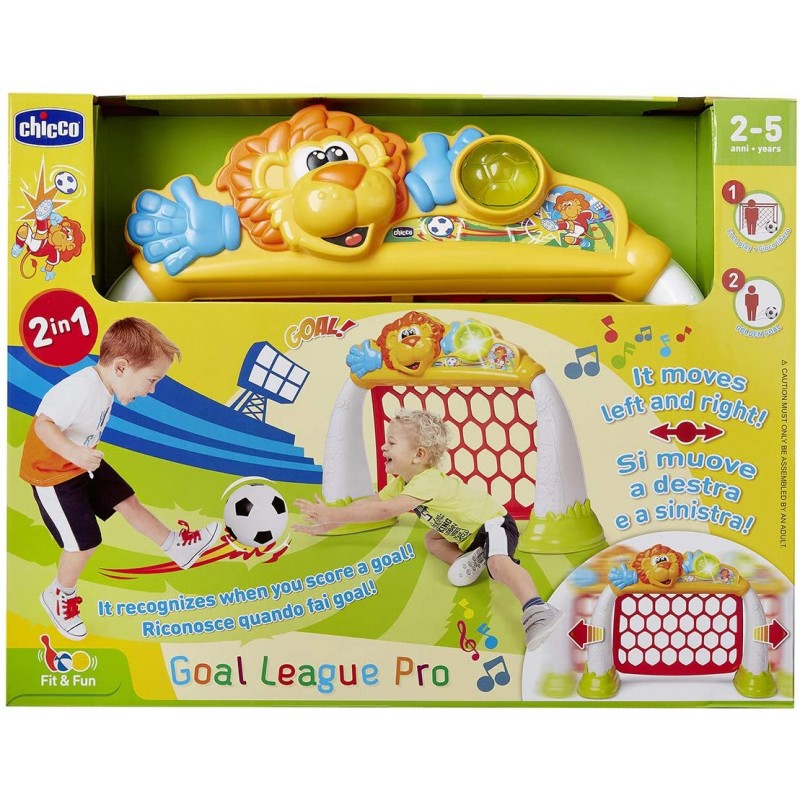 Chicco Goal League Pro Τέρμα Ποδοσφαίρου Κινούμενο 2 Σε 1 Z01-09838-00 φωτογραφία