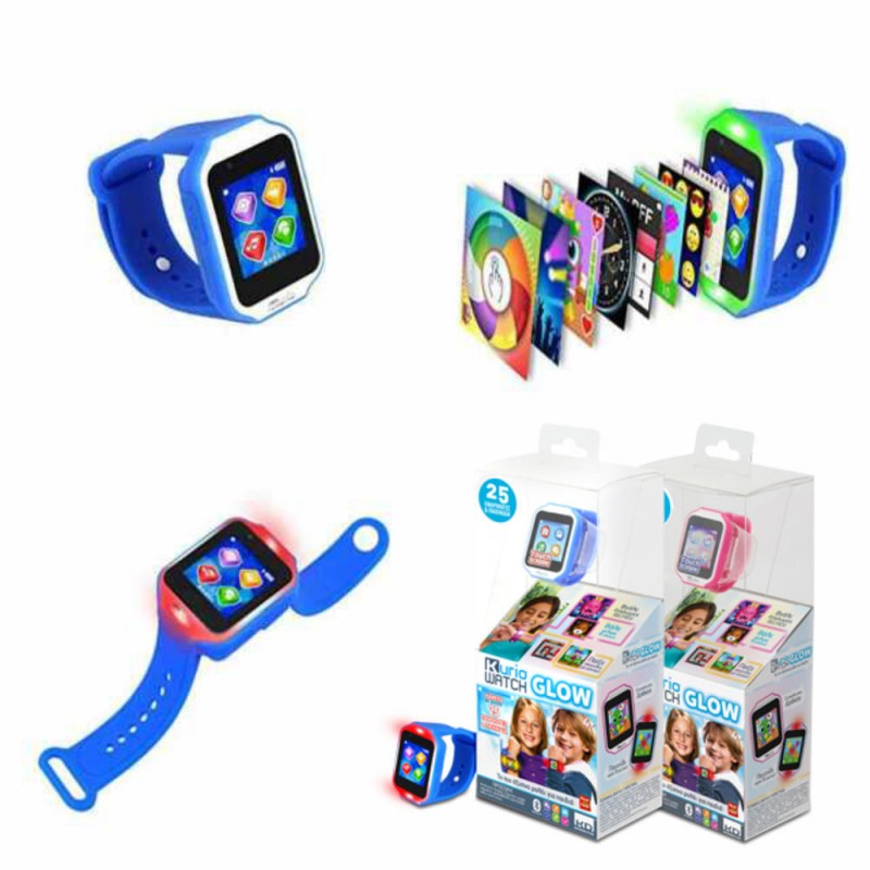 Kurio Glow Smart Watch Παιδικό Με Bluetooth Μπλε 01.C19515 - Kurio