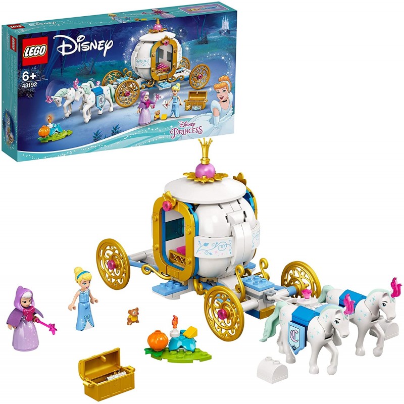 LEGO Disney Princess Cinderellas Royal Carriage Η Βασιλική Άμαξα Της Σταχτοπούτας 43192 - LEGO, LEGO Disney Princess