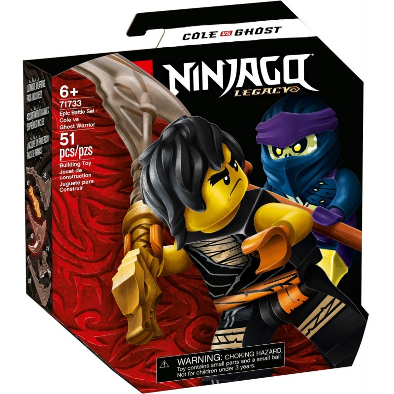 LEGO Ninjago Legacy Epic Battle Set - Cole Εναντίον Ghost Spinner 71733 - LEGO, LEGO Ninjago