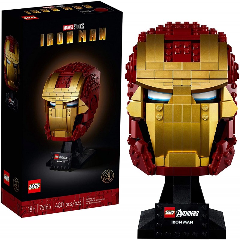 LEGO Super Heroes Iron Man Helmet 76165 - LEGO, LEGO Avengers, LEGO Marvel Super Heroes, LEGO Super Heroes